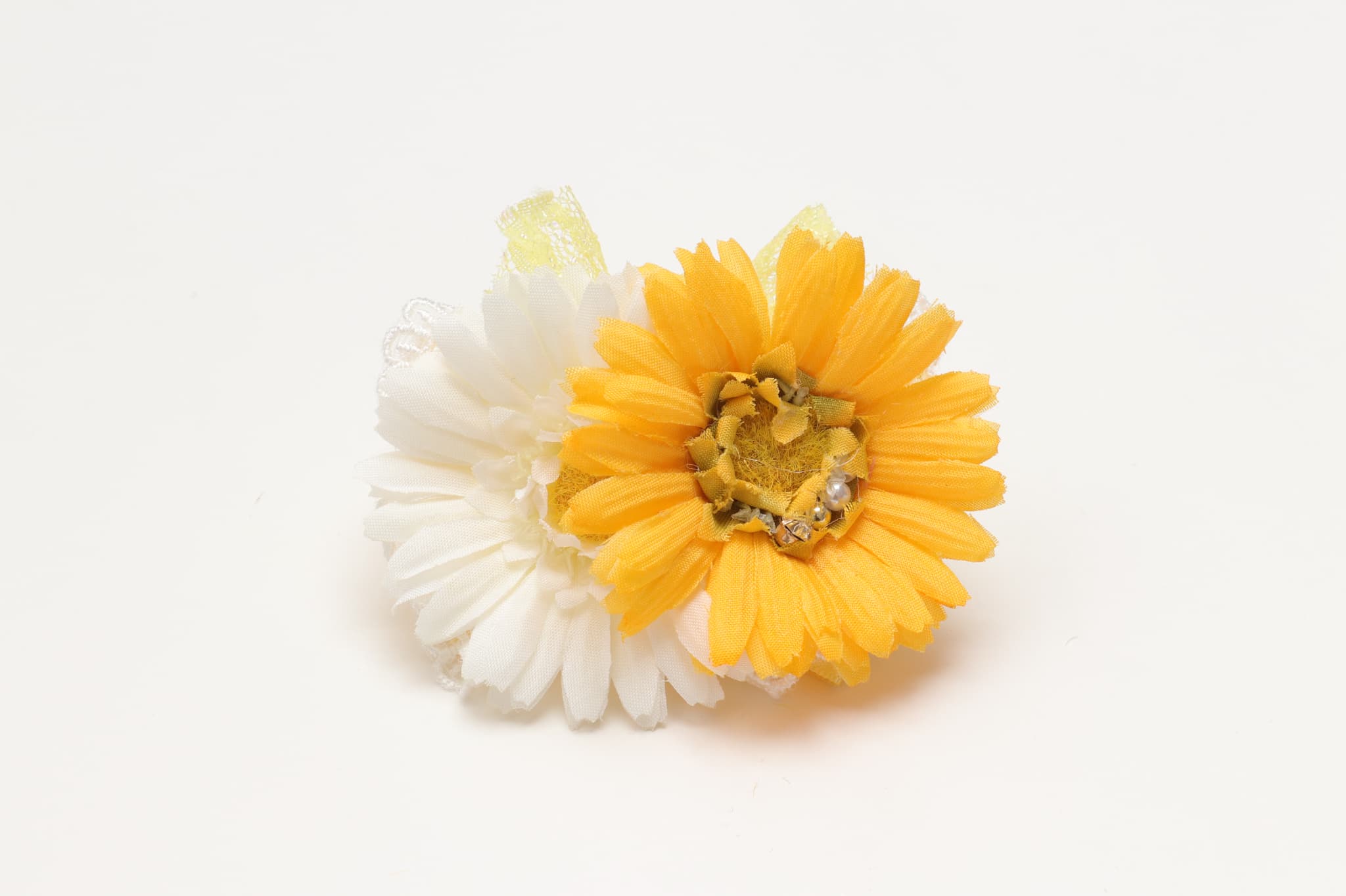 ダブルガーベラバレッタリボン