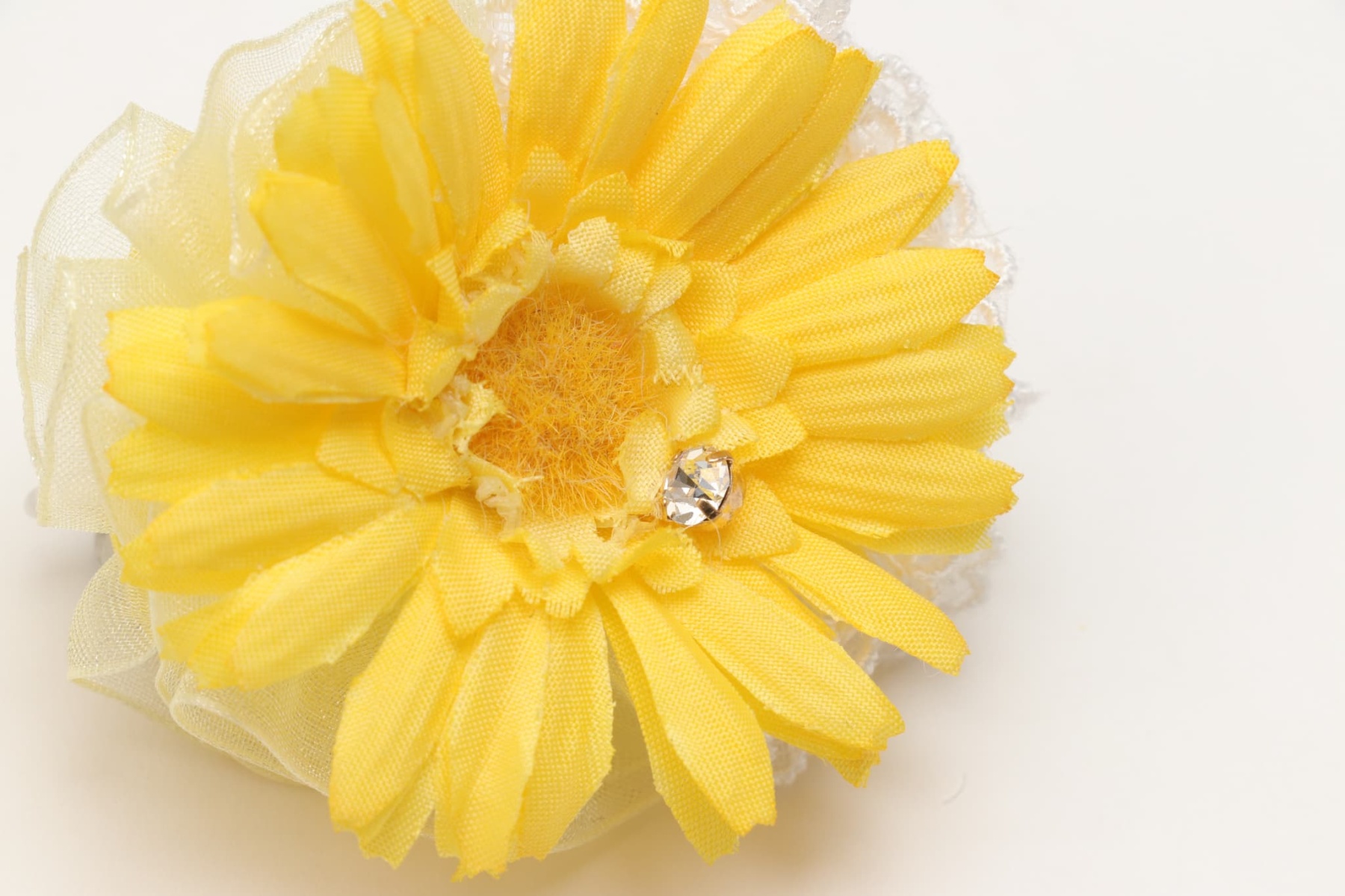 ガーベラバレッタリボン