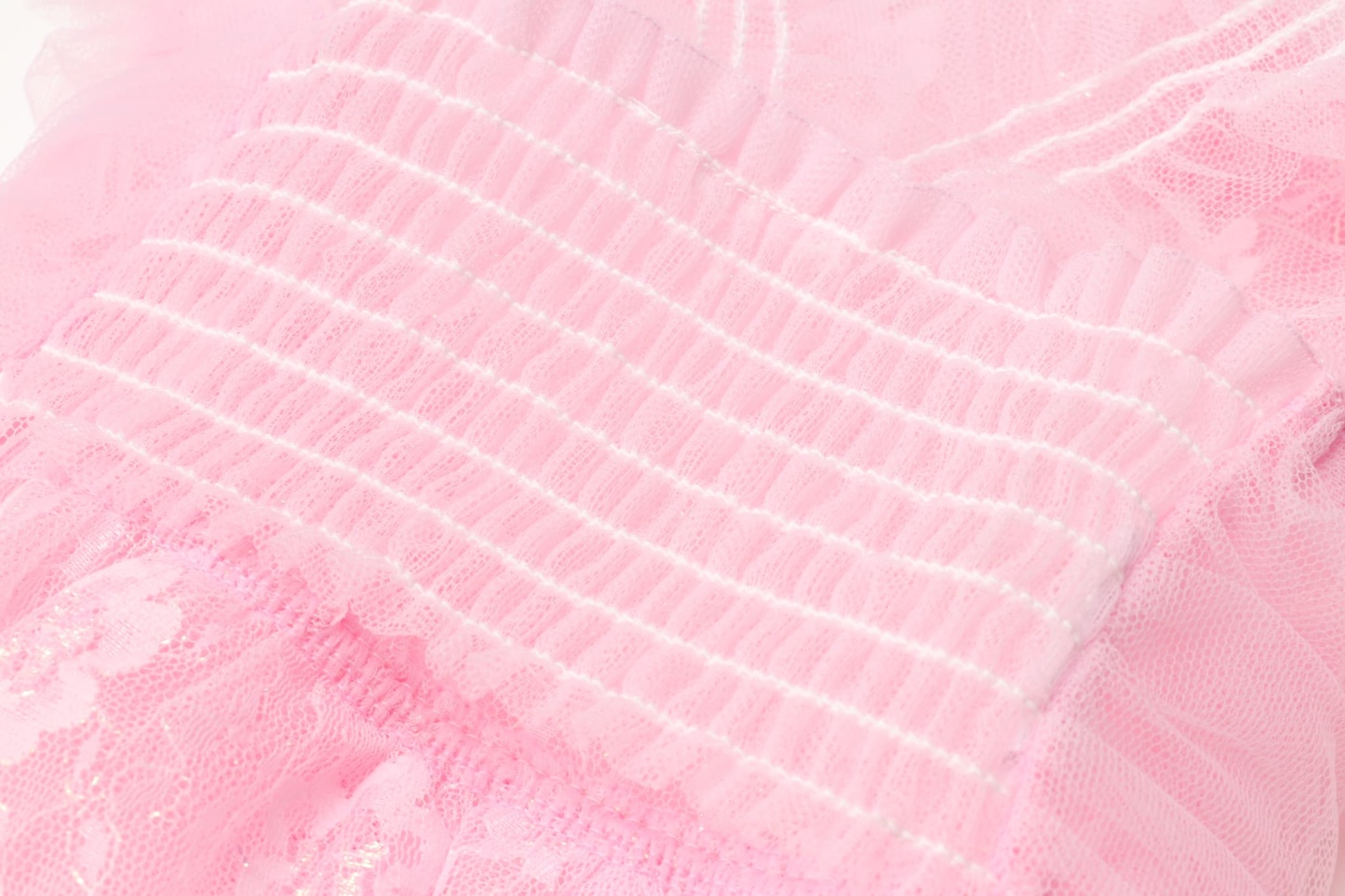 チュールフリルキャミワンピース