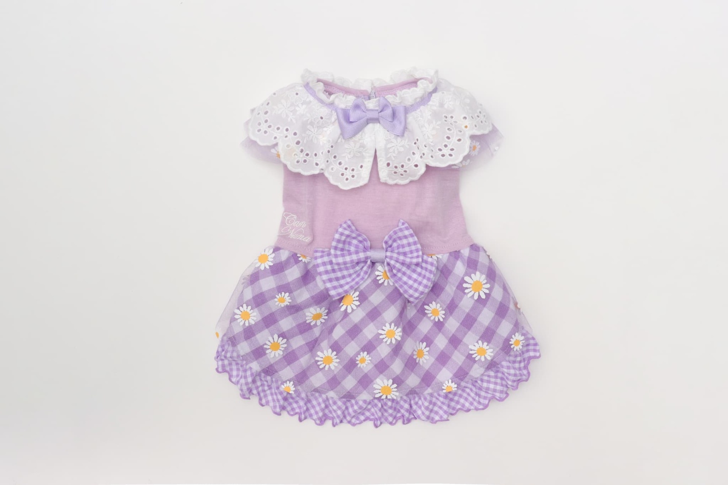 フラワーギンガムワンピース