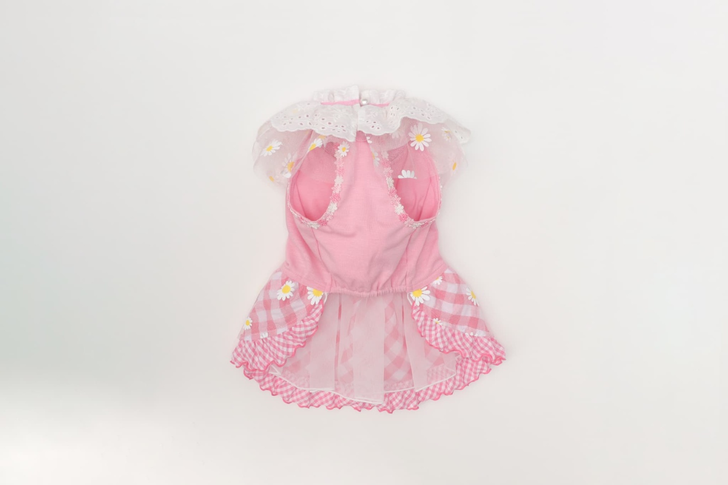 フラワーギンガムワンピース