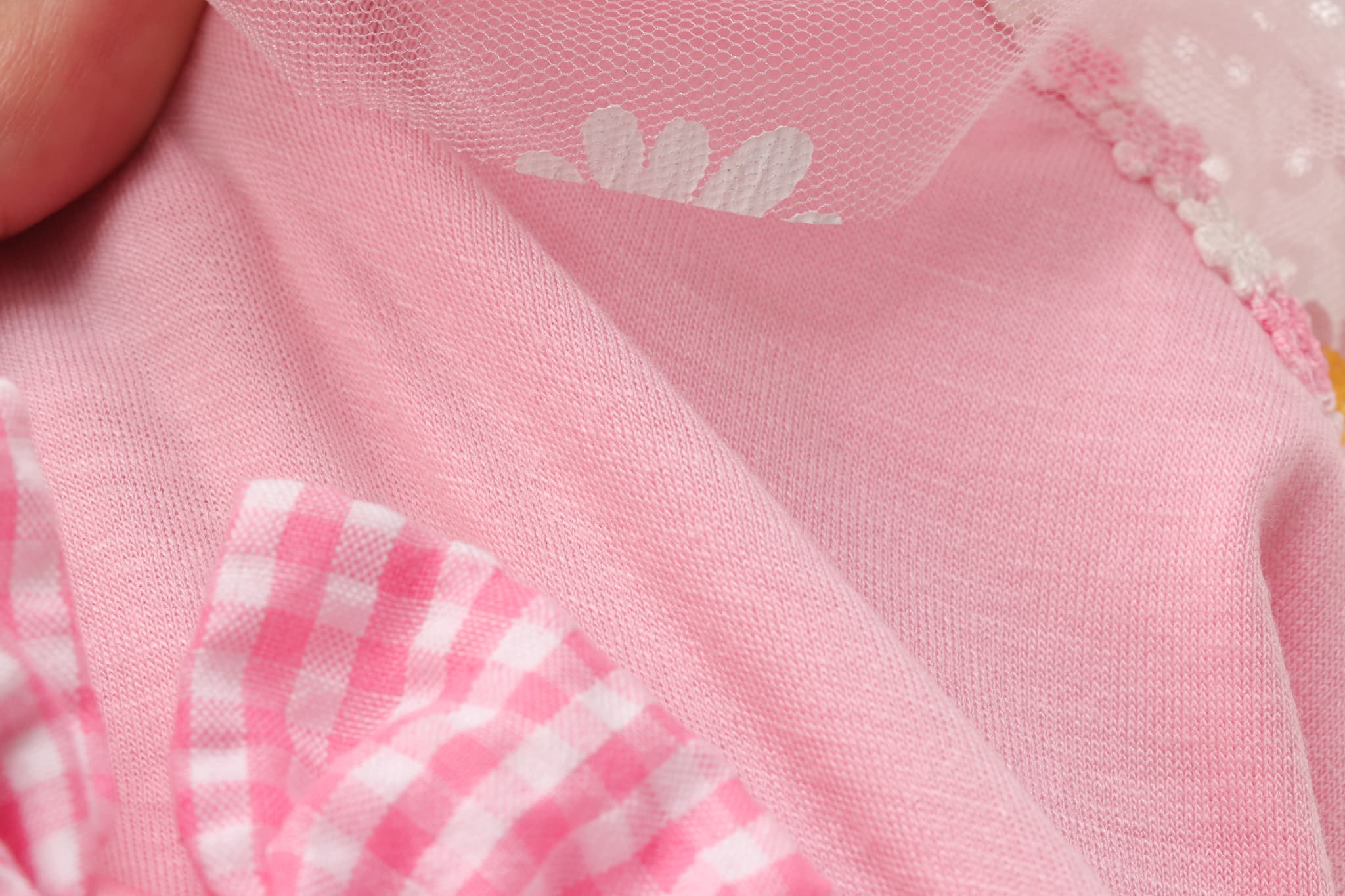 フラワーギンガムワンピース