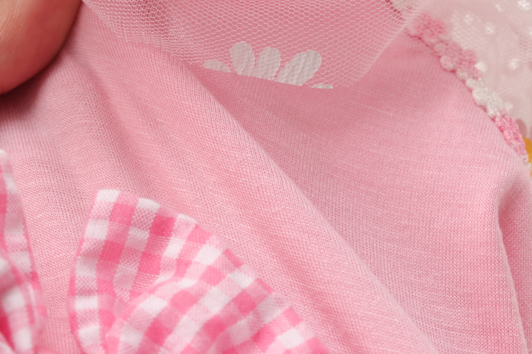 フラワーギンガムワンピース