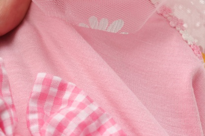 フラワーギンガムワンピース