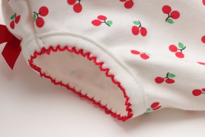 さくらんぼカットソードッキングワンピース