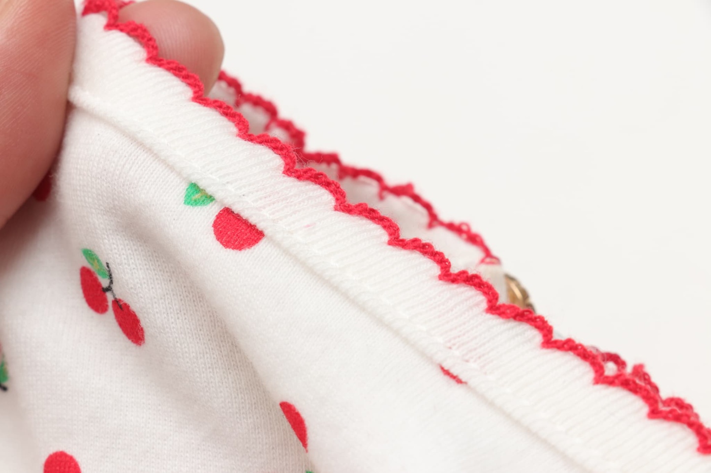 さくらんぼカットソードッキングワンピース