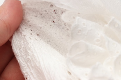 いちご柄シフォンドッキングワンピース