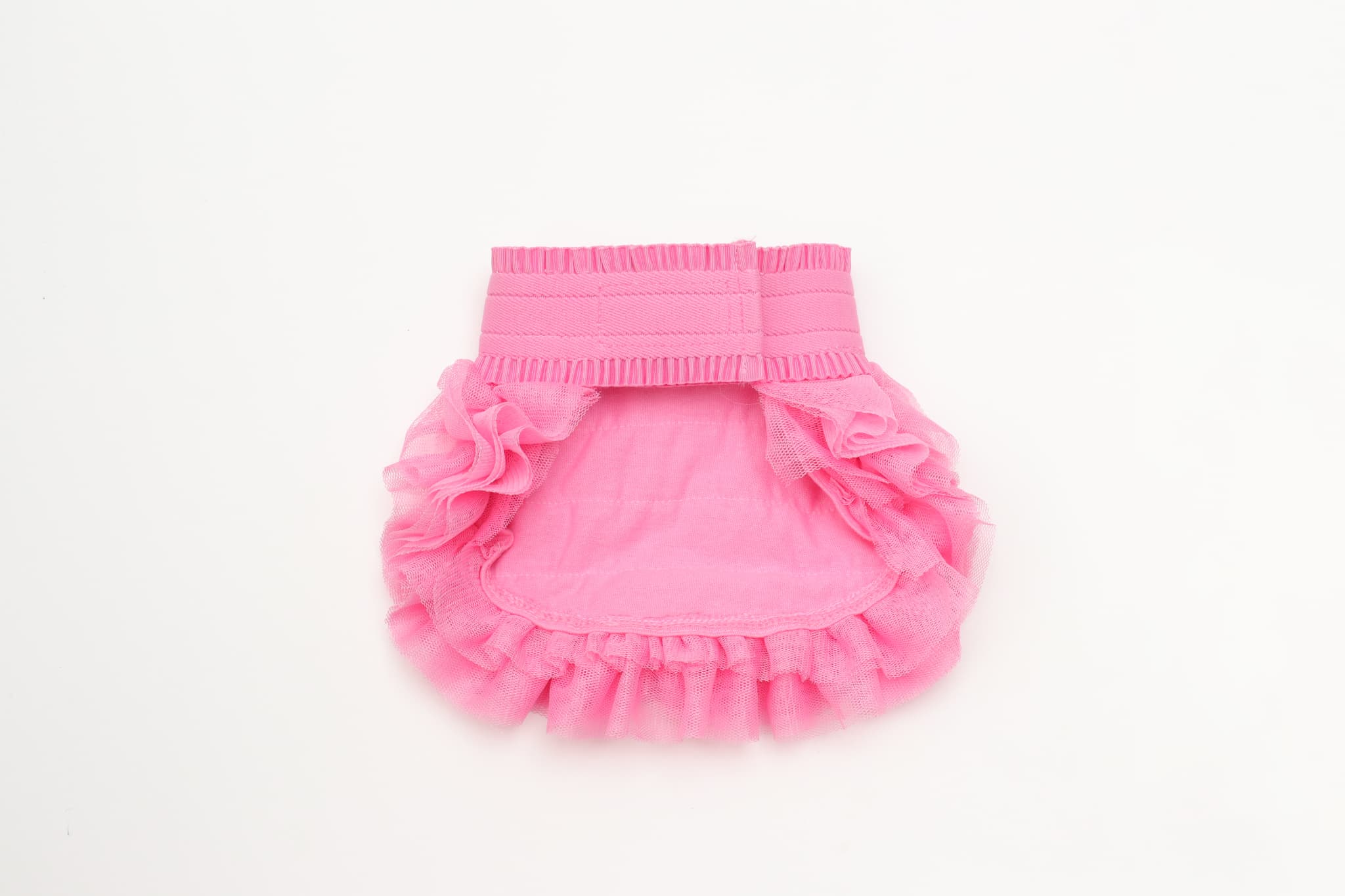 チュールフリルスカート（イエロー・ピンク）