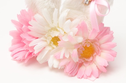 うさ耳バレッタリボンＭ