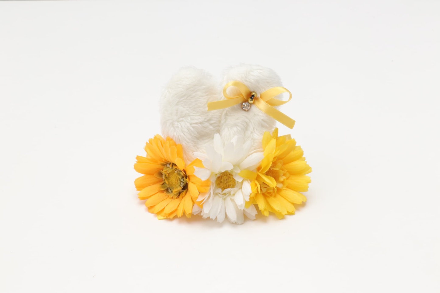 うさ耳バレッタリボンＭ