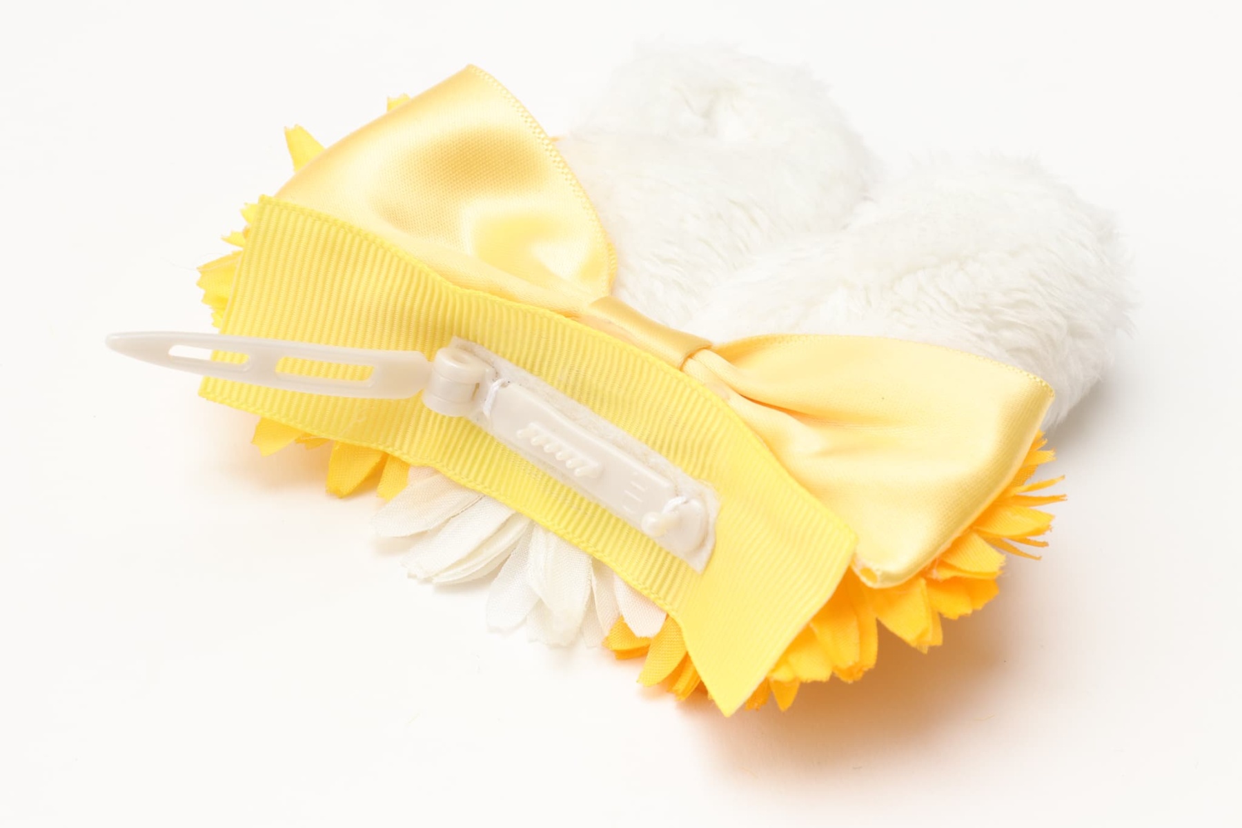 うさ耳バレッタリボンＭ