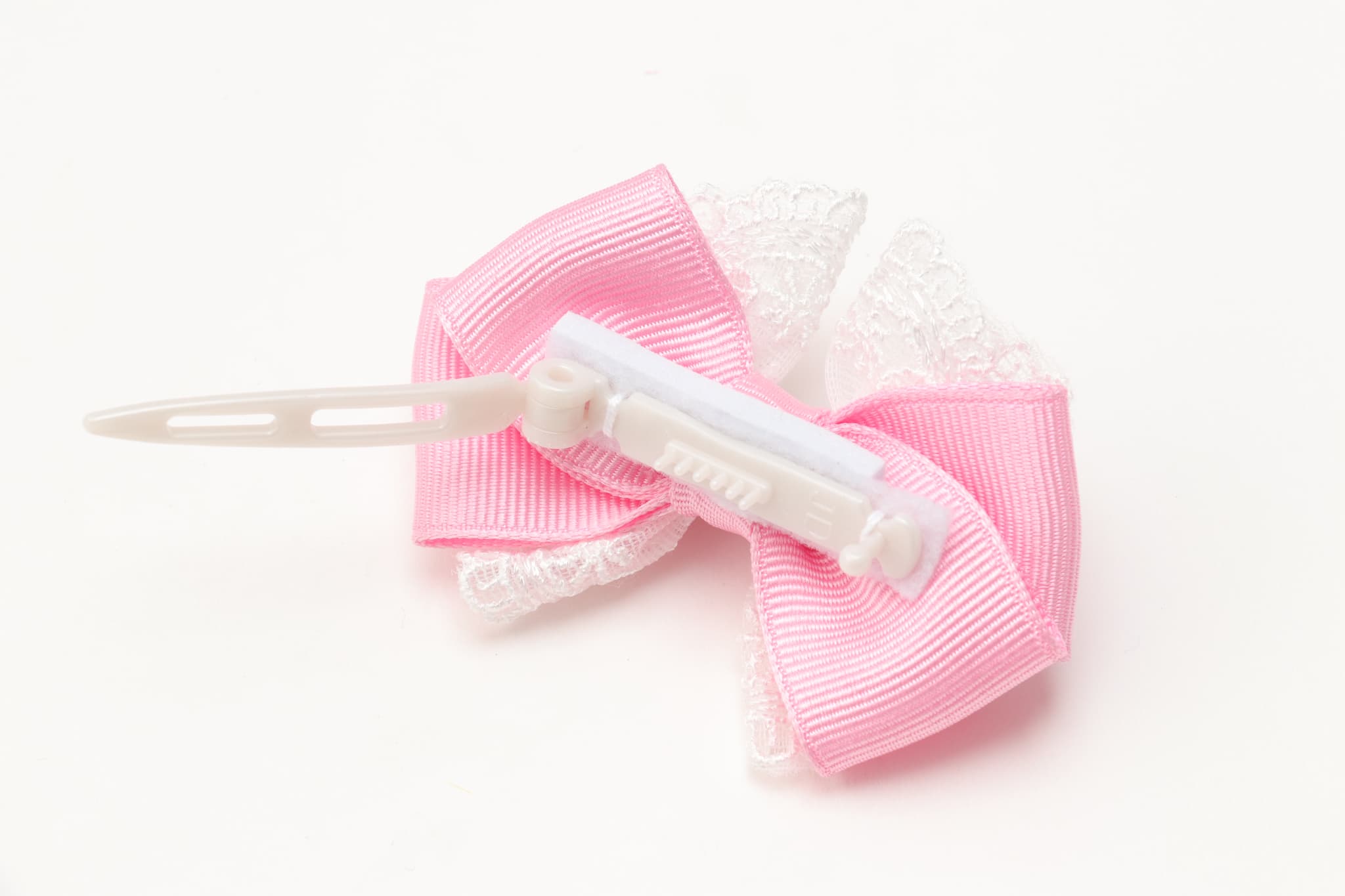 ギンガムチェックバレッタリボン