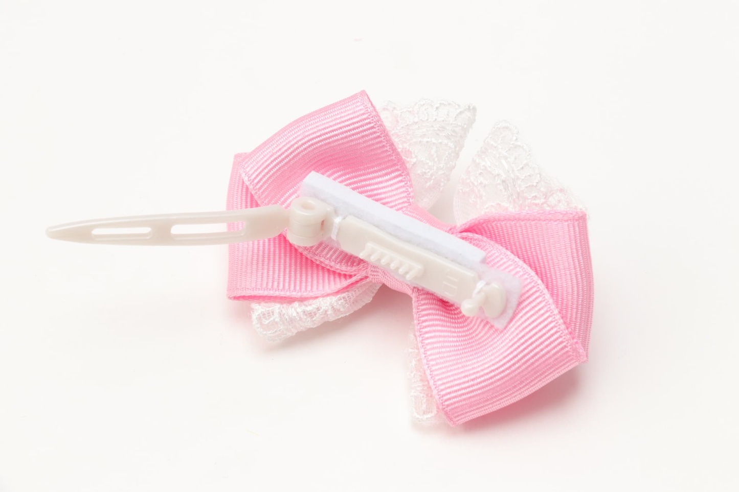 ギンガムチェックバレッタリボン