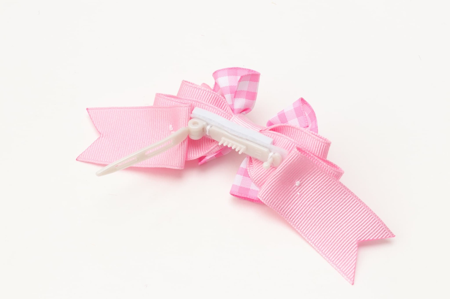 ギンガムフリル姫リボン