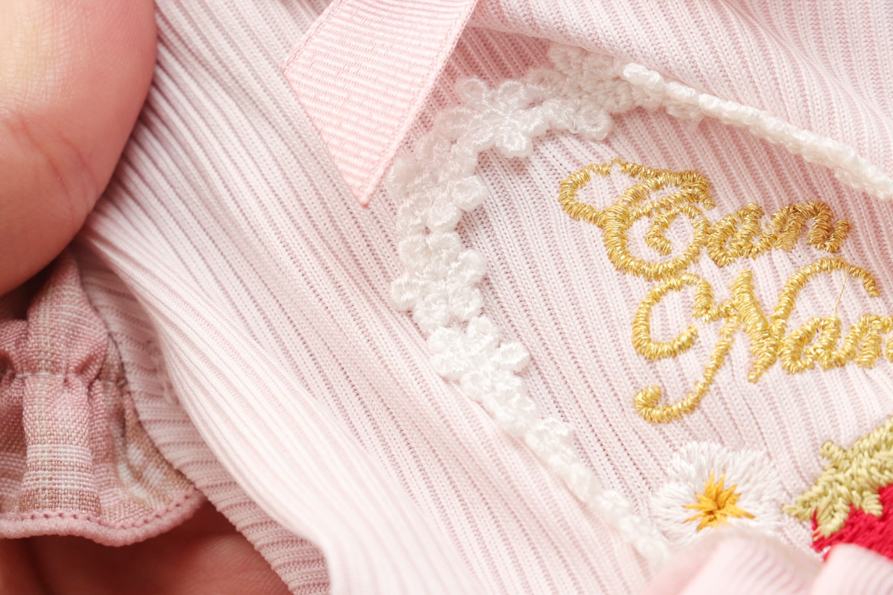 レトロいちごタータンチェックワンピース