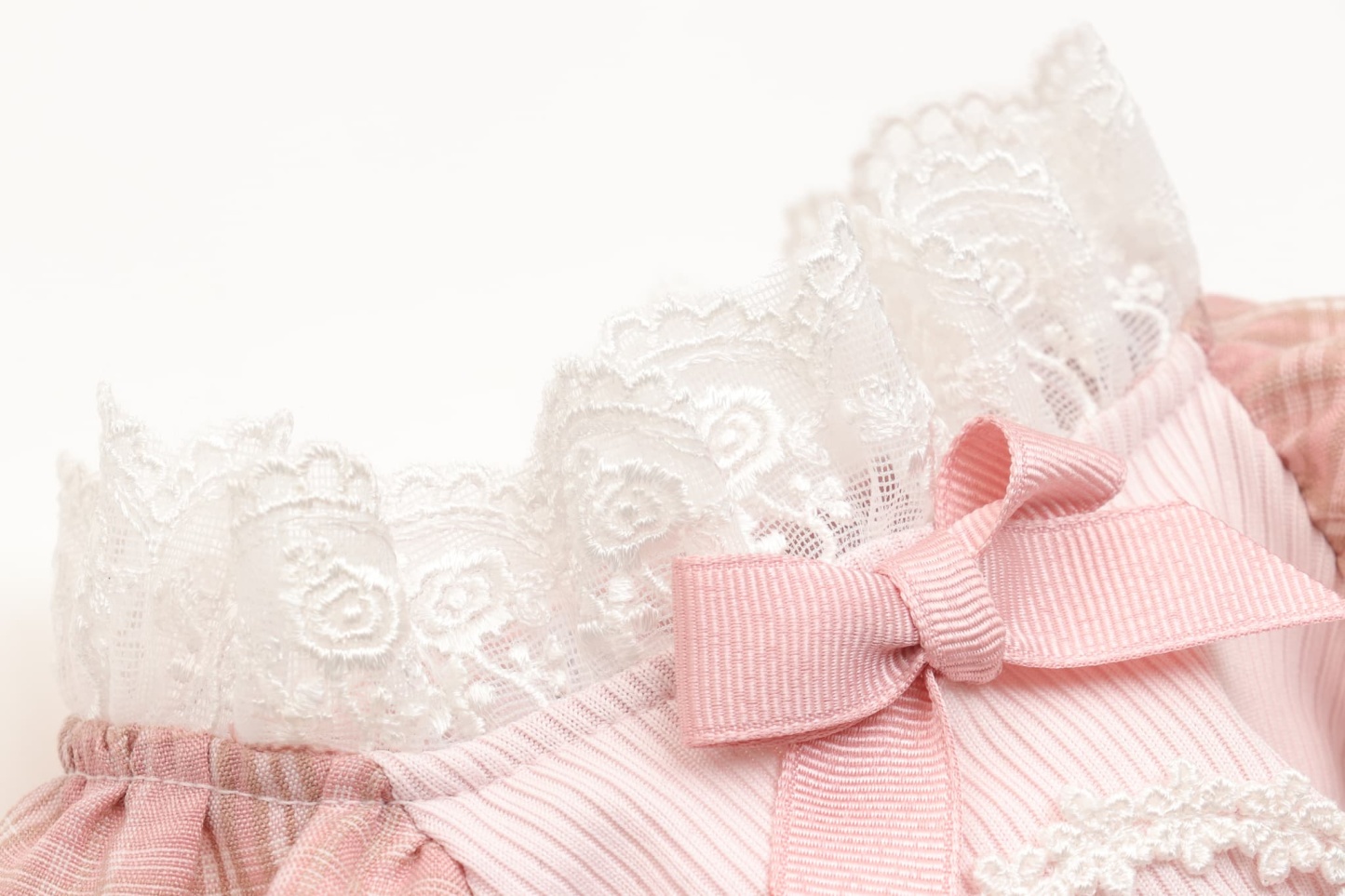 レトロいちごタータンチェックワンピース