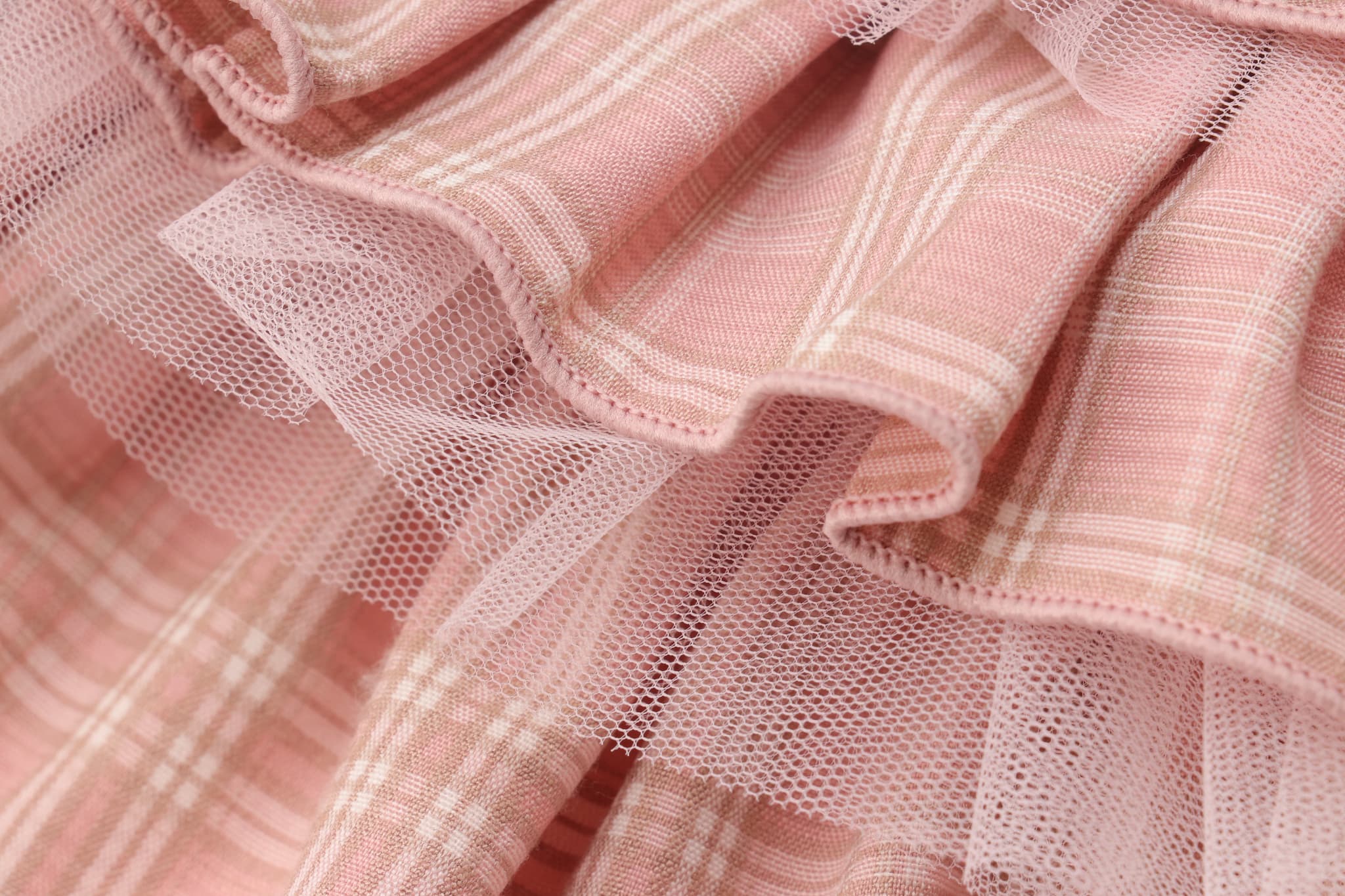 レトロいちごタータンチェックワンピース