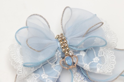 オーガンジーフリル アリスブローチ