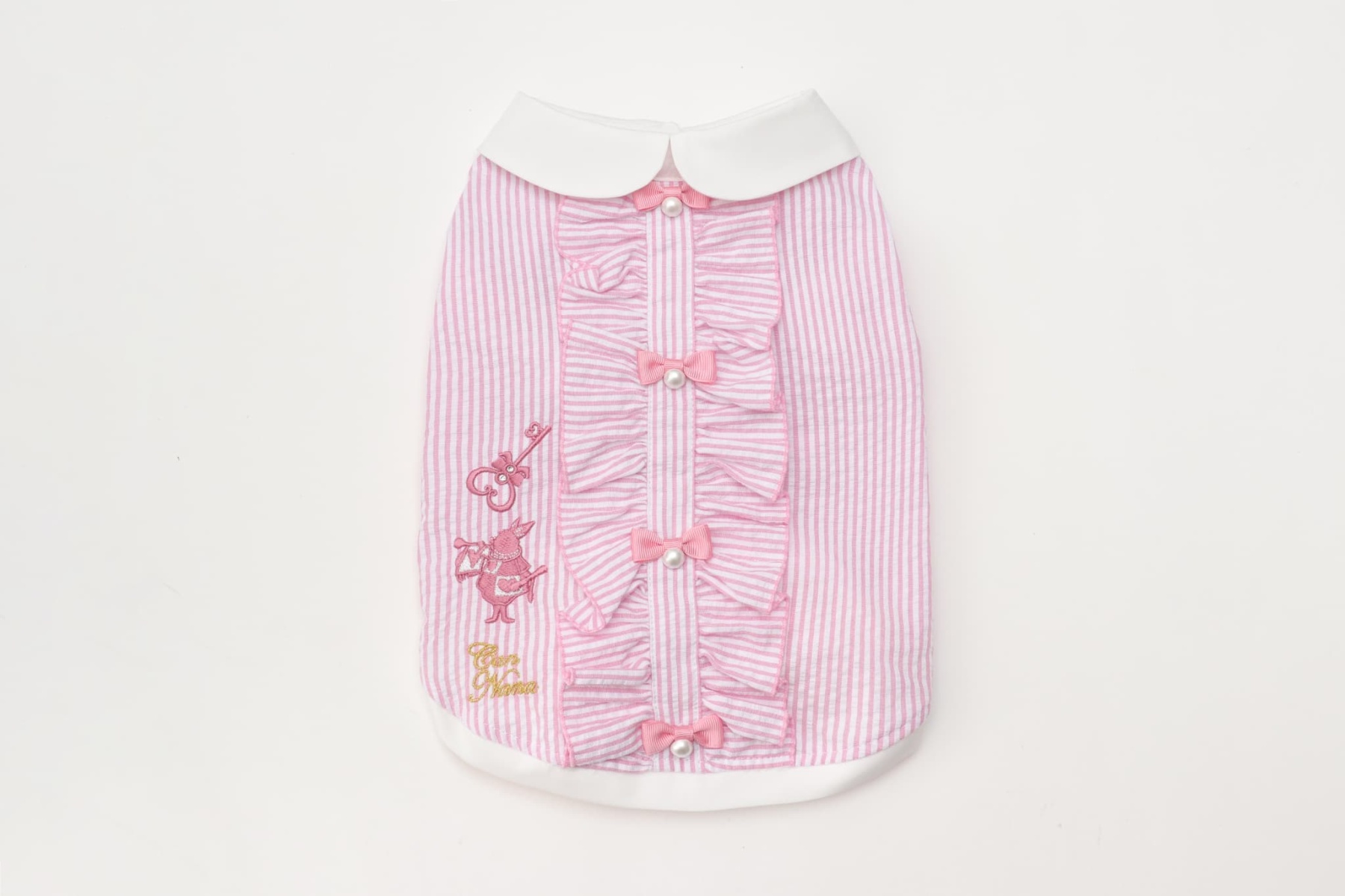 アリス ストライプシャツ（ピンク）