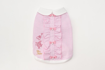 アリス ストライプシャツ（ピンク）