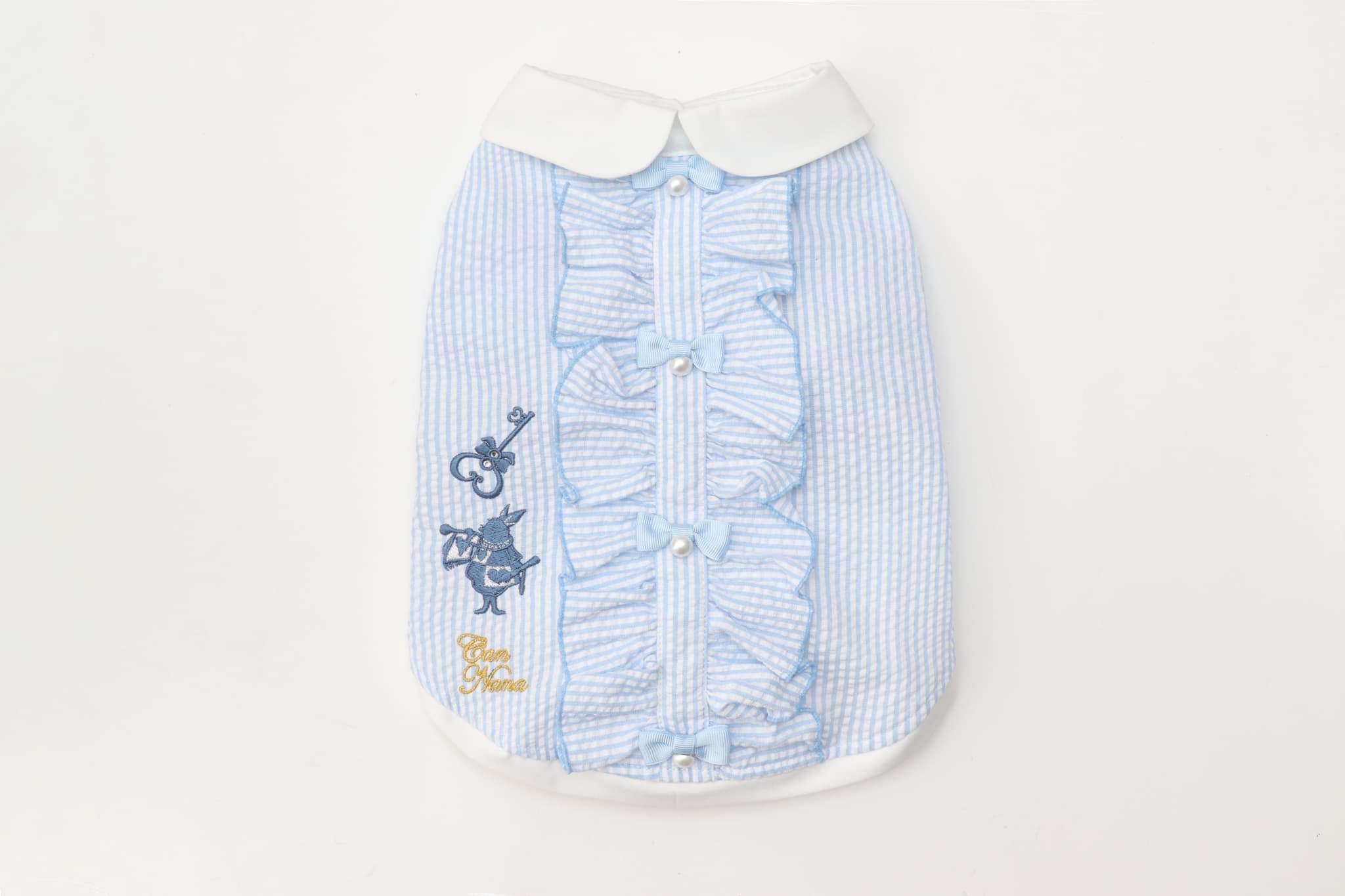 アリス ストライプシャツ ブルー