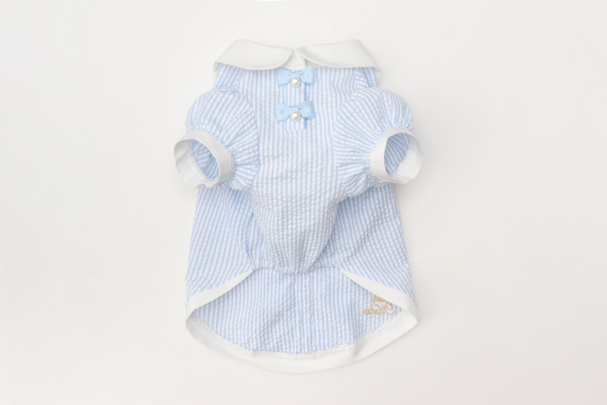 アリス ストライプシャツ ブルー