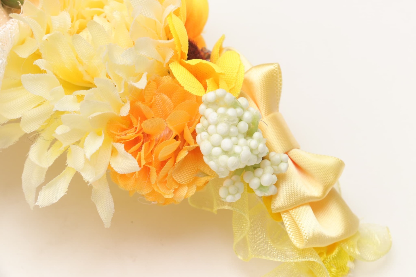 ダブルひまわりヘッドドレス