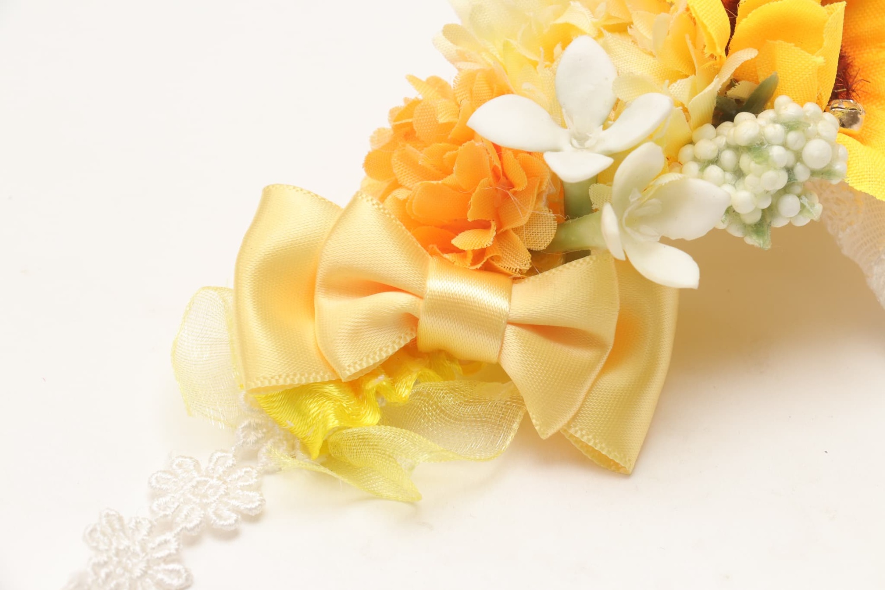 ダブルひまわりヘッドドレス