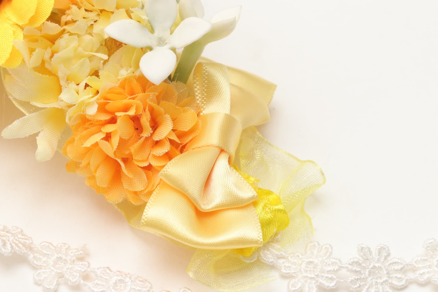 ダブルひまわりヘッドドレス