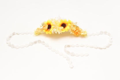 ダブルひまわりヘッドドレス