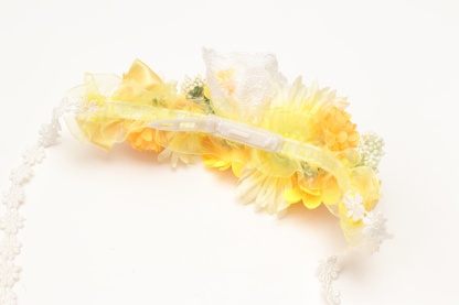 ダブルひまわりヘッドドレス
