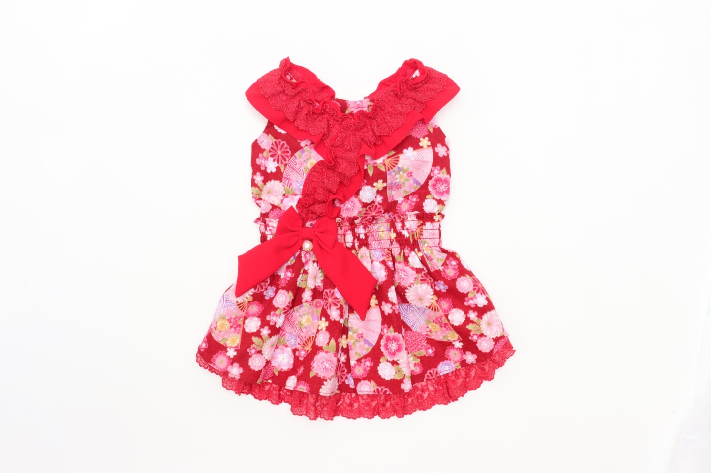 花柄和ロりワンピース