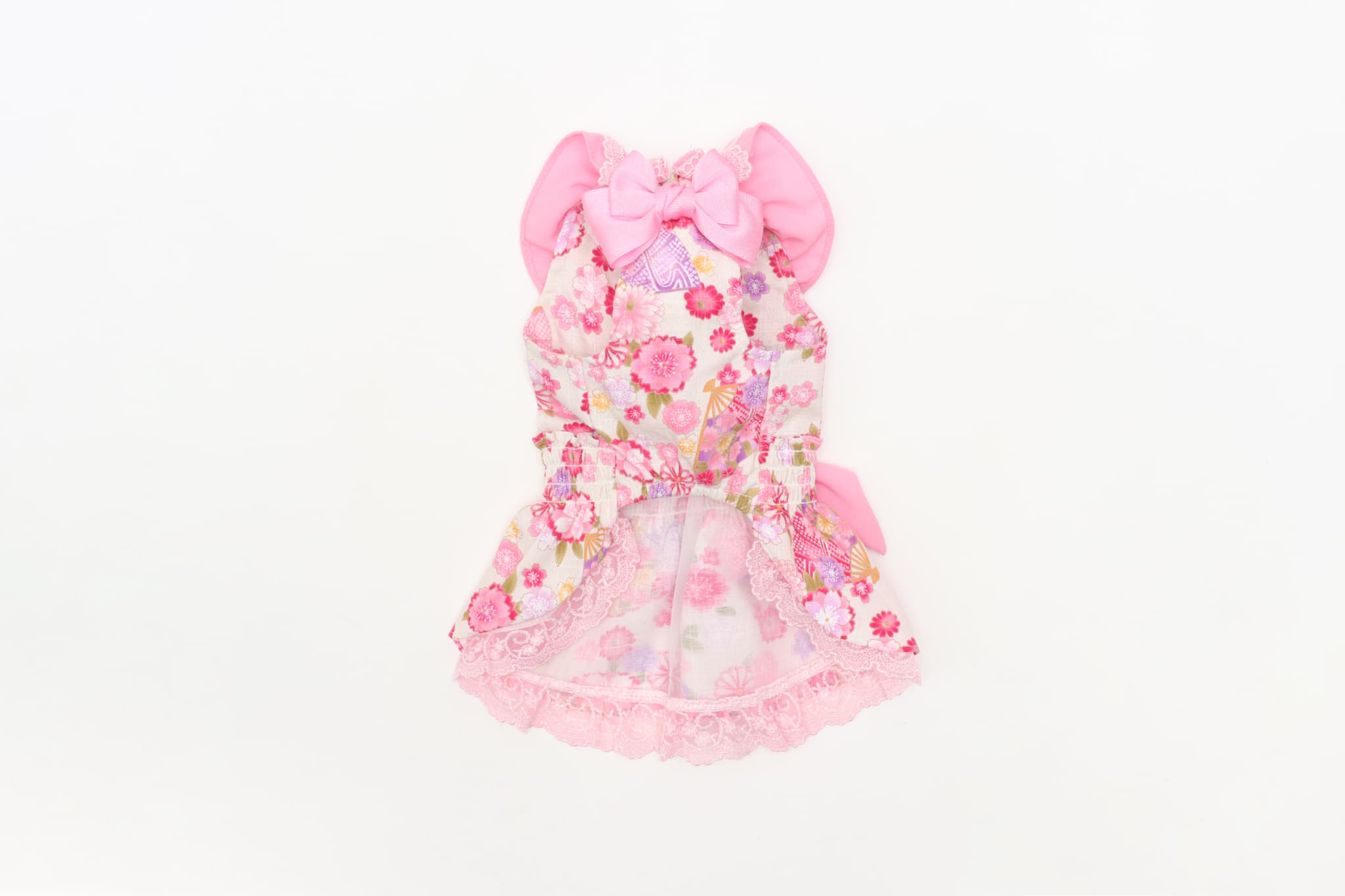 花柄和ロりワンピース