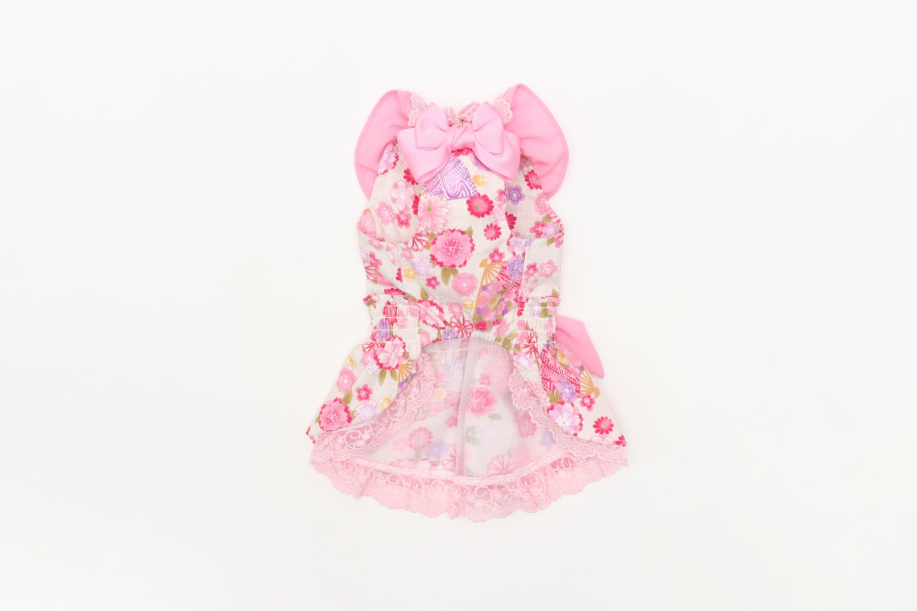 花柄和ロりワンピース