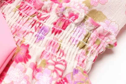 花柄和ロりワンピース