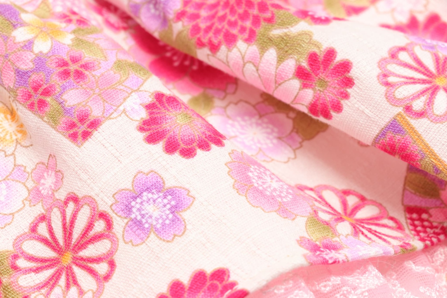 花柄和ロりワンピース