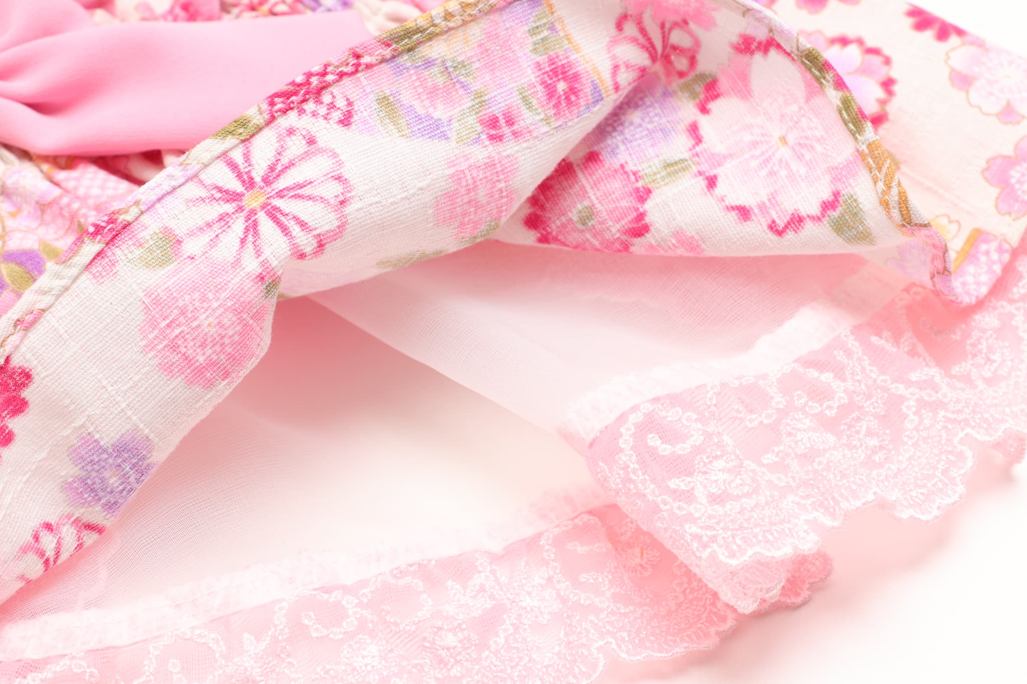 花柄和ロりワンピース