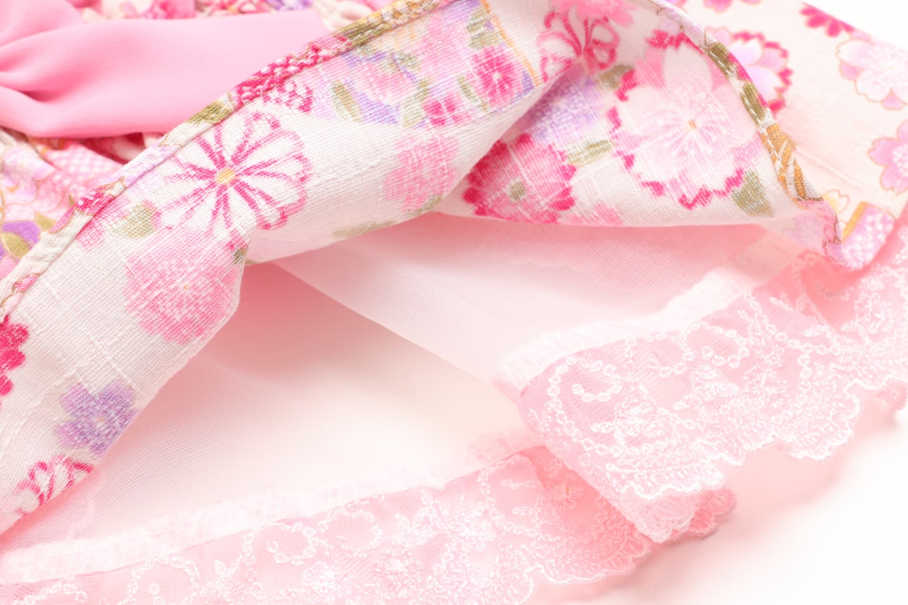 花柄和ロりワンピース