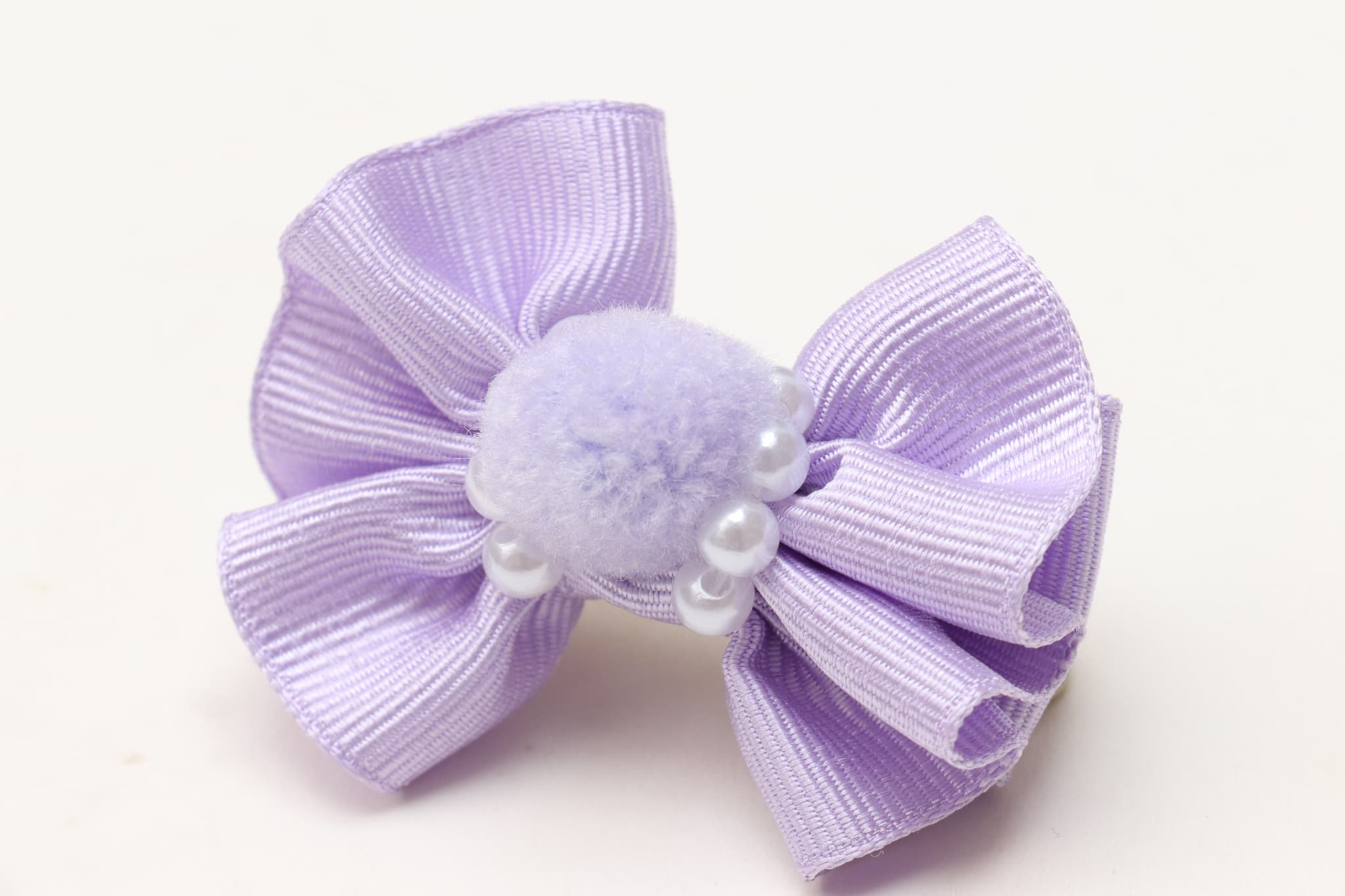 LB-325ぽんぽんバレッタリボン