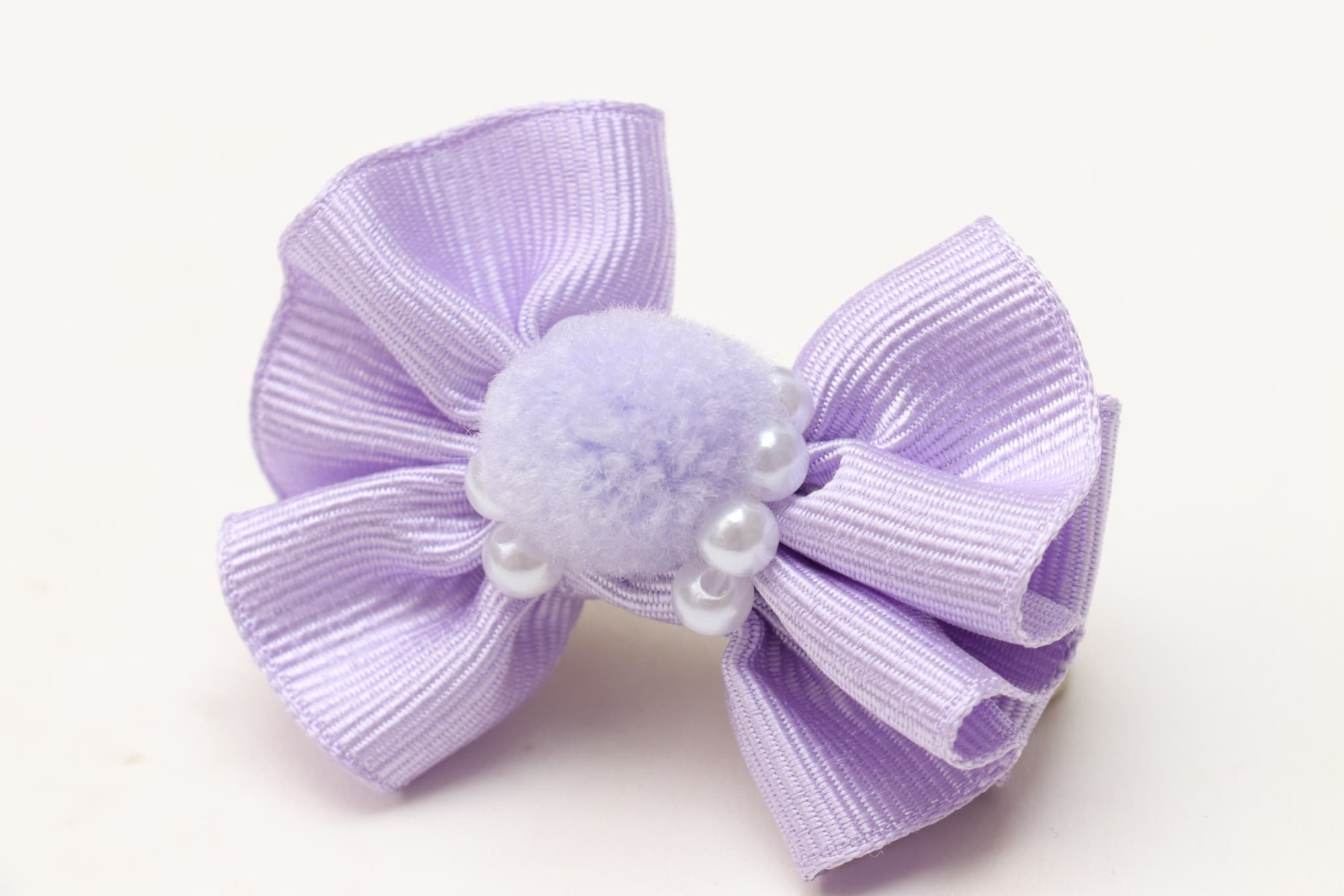 LB-325ぽんぽんバレッタリボン