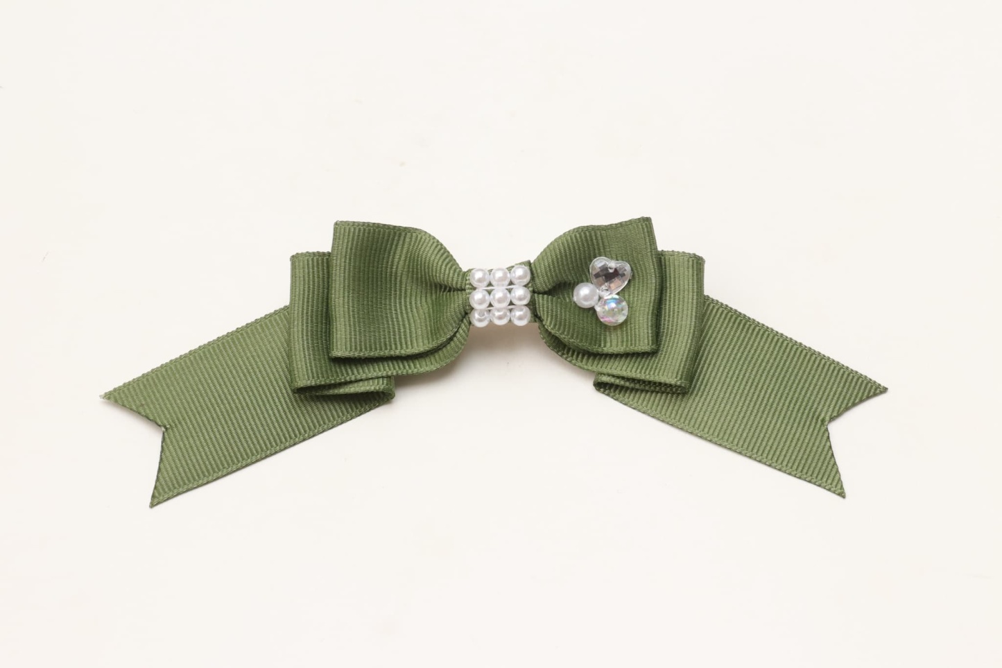 秋限定色【角度一定スタンド式】きゃんナナ姫リボンバレッタ