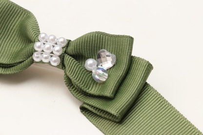 秋限定色【角度一定スタンド式】きゃんナナ姫リボンバレッタ