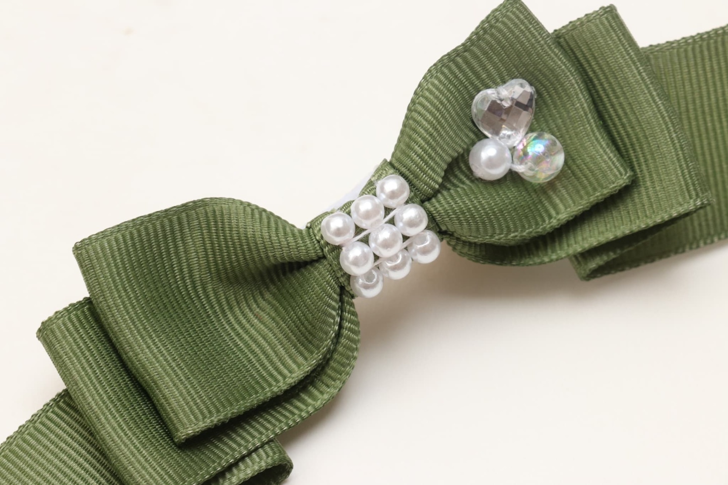 秋限定色【角度一定スタンド式】きゃんナナ姫リボンバレッタ