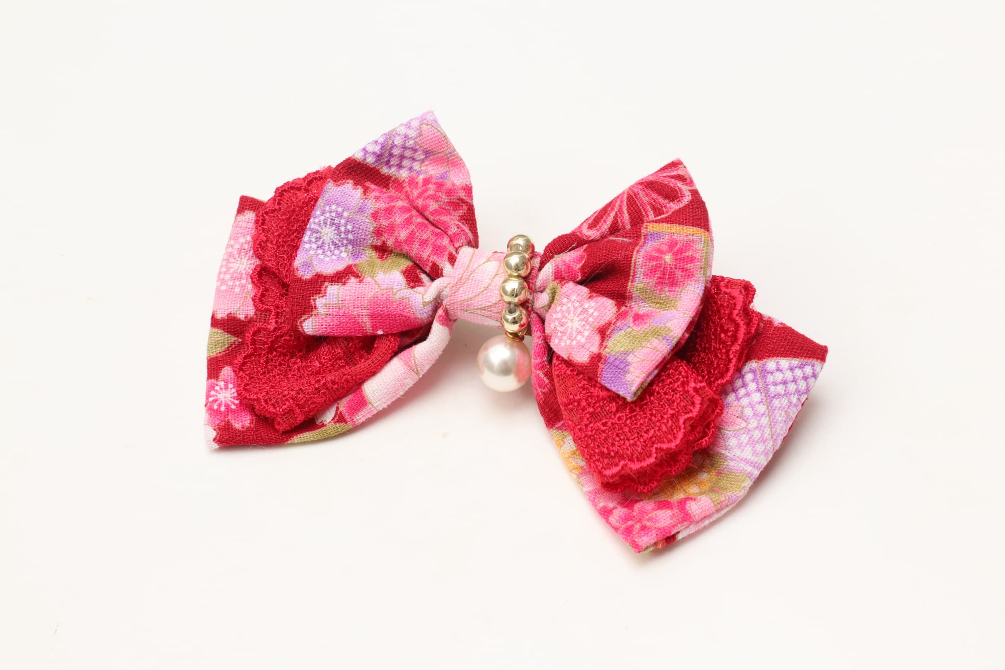 きゃんナナ　花柄和ロりワンピー+バレッタ　新品　SM ピンク 花柄和ロリバレッタ – 【公式】CanNana（きゃんナナ）オフィシャル通販