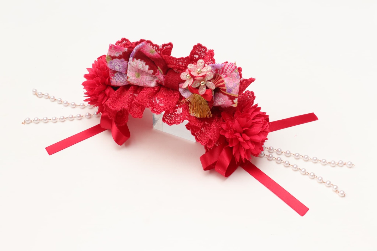 ラグジュアリー和ロリヘッドドレス