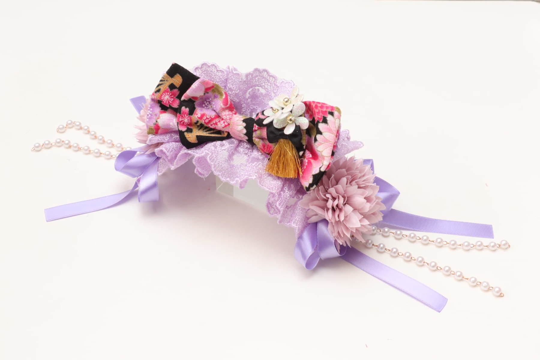 ラグジュアリー和ロリヘッドドレス