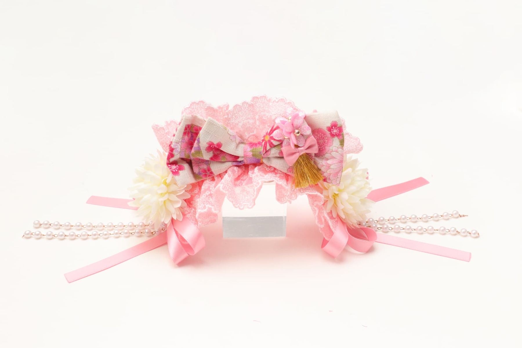 ラグジュアリー和ロリヘッドドレス