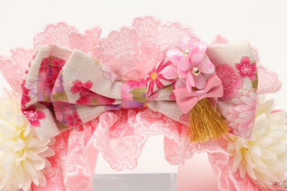 ラグジュアリー和ロリヘッドドレス