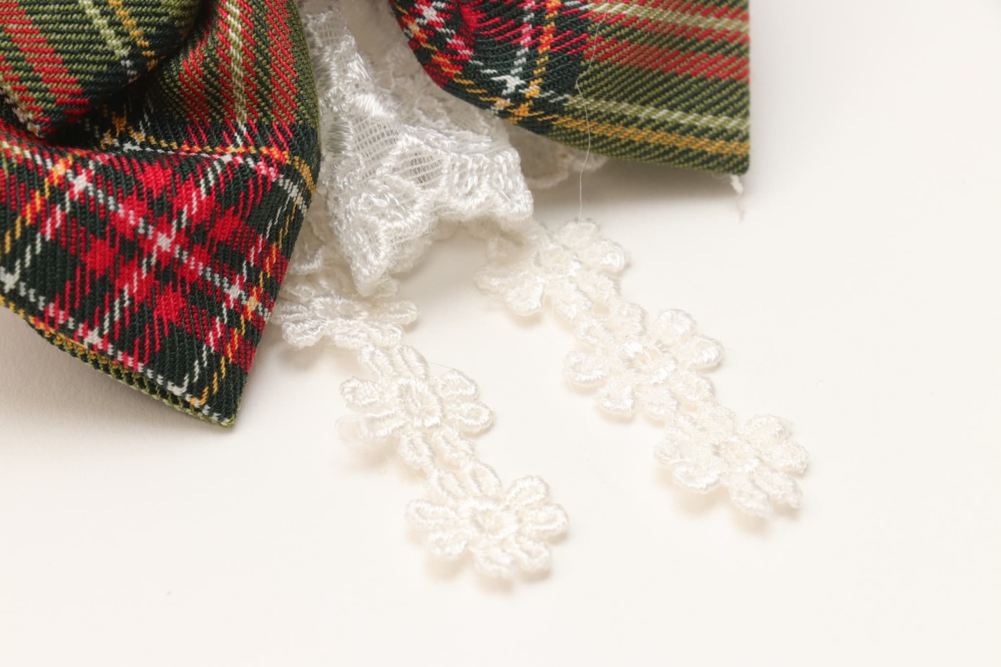 タータンチェックヘッドドレス