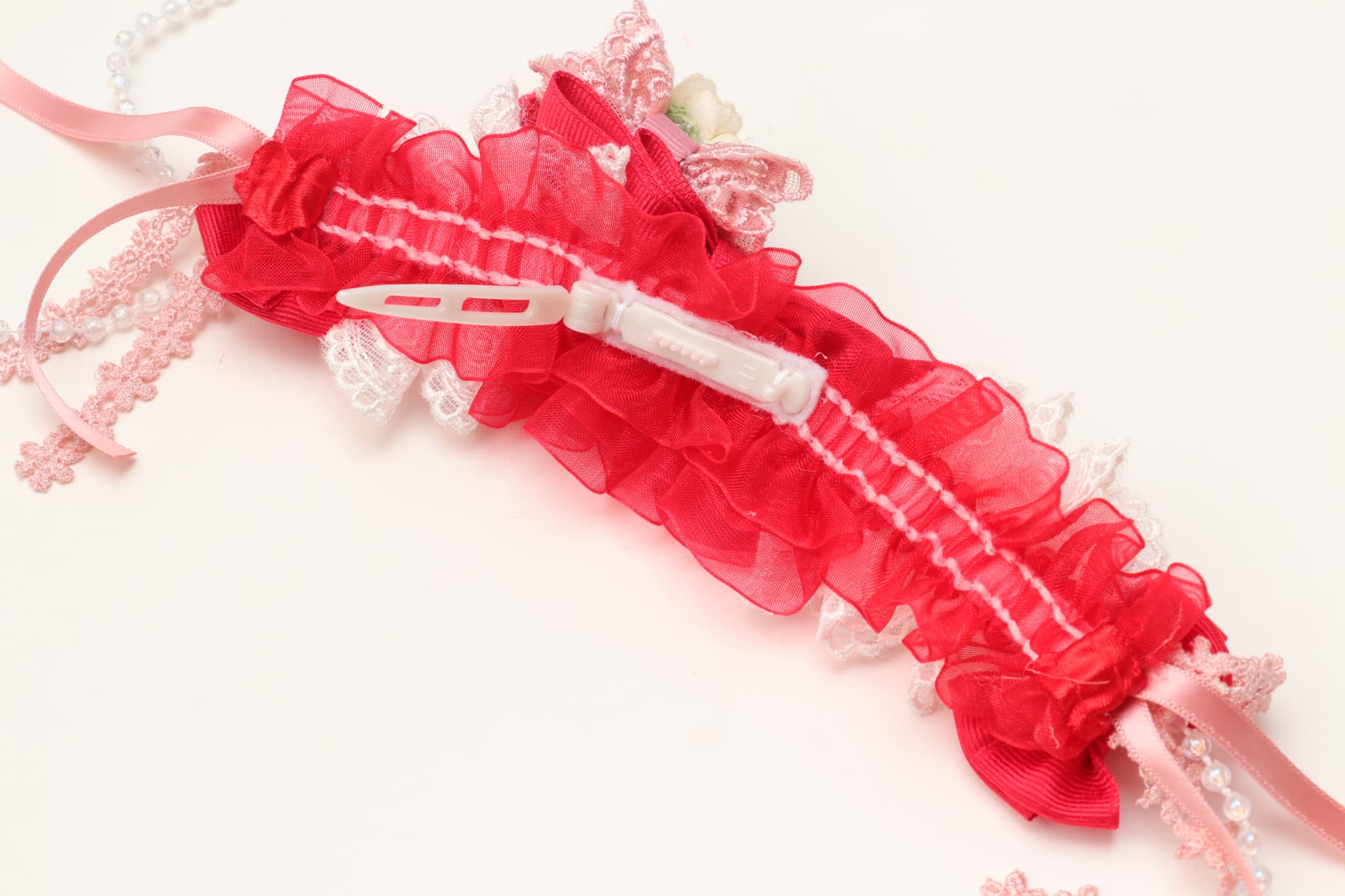 HD-032 いちごデコレーションヘッドドレス レッド